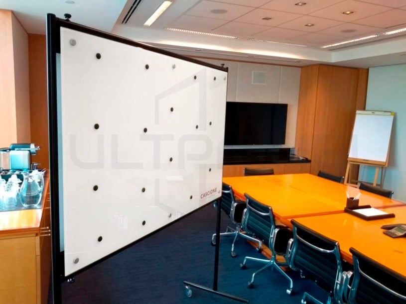 Flip chart de vidro